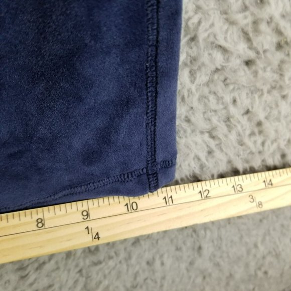 Dodo Pants Womens 3XL Velour Blue Stretch High Rise Drawstring Jogging NWT - Picture 8 of 16